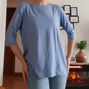 Vintage Light Blue 3/4 Sleeve T-Shirt